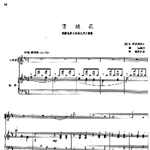 小提琴谱 | 雪绒花 小提琴二重奏 钢琴伴奏 美 R 罗德格尔原曲 雄达编曲 平远配伴奏
