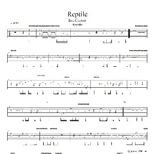 Reptile 吉他谱 Eric Clapton