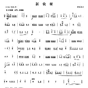 二胡谱 | 新农村 曾加庆