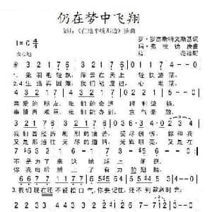 仍在梦中飞翔_歌谱投稿