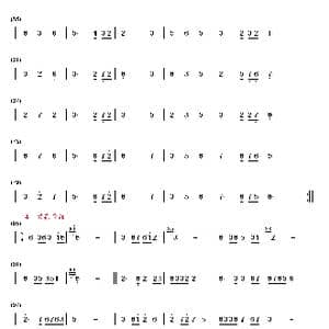 梨花谣_歌曲简谱_词曲: 吴能柱