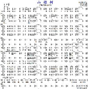 山楂树_歌谱投稿_词曲:比里宾柯 罗德金