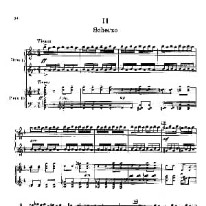 Piano Concerto No.2 in g Minor Op.16 钢琴谱 谢尔盖 普罗科菲耶夫