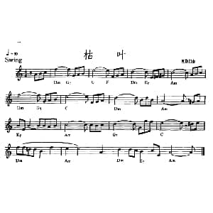 电子琴谱 | 枯叶 柯斯汀