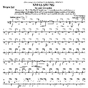 XMAS SWING 爵士鼓分谱