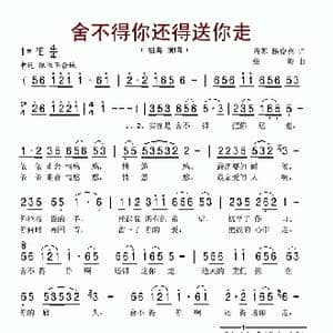 舍不得你还得送你走_歌谱投稿