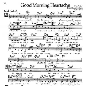 Good Morning Heartache_外国歌谱