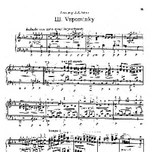 Six Piano Pieces Op.7 钢琴谱 约瑟夫 苏克