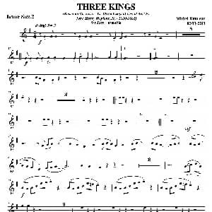 萨克斯谱 | THREE KINGS 第二次中音萨克斯分谱
