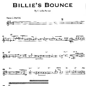 萨克斯谱 | BILLIE'S BOUNCE