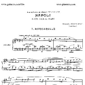 Suite Napoli 钢琴谱 弗朗西斯 普朗克