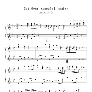 Get Over 钢琴谱 棋魂