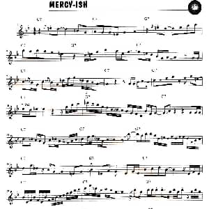 萨克斯谱 | MERCY ISH CHART