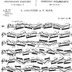 小提琴谱 | 顿特24首小提琴练习曲 作品37—20 顿特