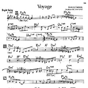 Voyage 钢琴谱