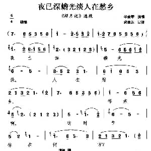 扬剧 夜已深蟾光淡人在愁乡 拜月记 选段 华素琴