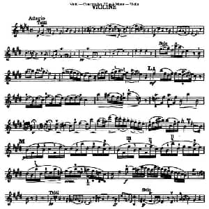 小提琴谱 | 维奥蒂VIOTTI Concerto No.22 in A Minor II. 小提琴