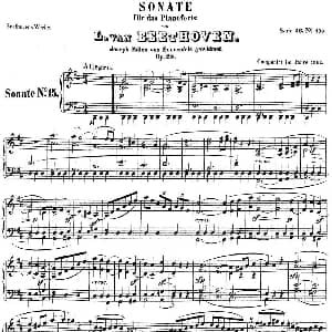 贝多芬钢琴奏鸣曲15 田园 D大调 Op.28 D major 钢琴谱 贝多芬