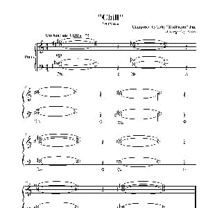 Chill 钢琴谱