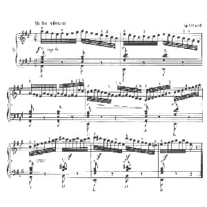 手风琴谱 | 车尔尼手风琴练习曲集 第Ⅱ册 第9 11首