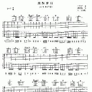 光辉岁月 吉他谱 Beyond 刘卓辉 黄家驹