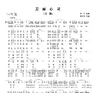 美丽心灵_歌曲简谱_词曲:平凡 平安俊