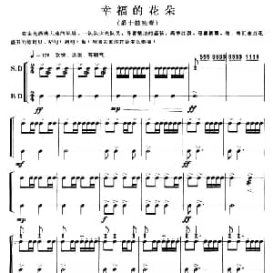 幸福的花朵 爵士鼓独奏