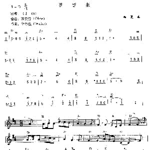 电子琴谱 | 罗蕾莱 西夏