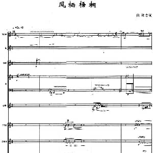 凤栖梧桐 总谱 许志斌