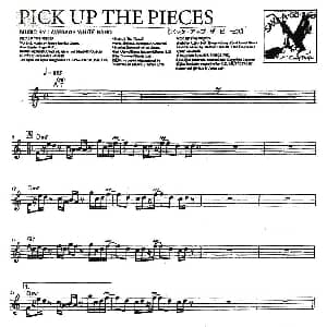 萨克斯谱 | pick up the pieces
