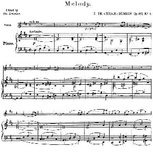 小提琴谱 | 25首小提琴曲合集 Melody. F. TH. CURSCH BUHREN Op.157 No.1 小提琴 钢琴伴奏 BENONI LAGYE