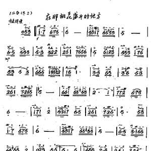 在那桃花盛开的地方_歌谱投稿