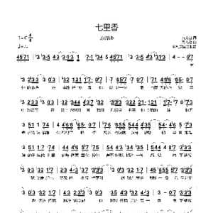 七里香 C调转调_歌谱投稿_词曲:方文山 周杰伦