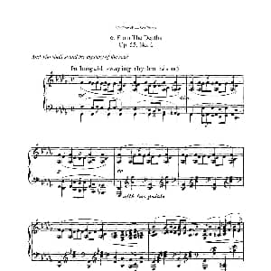 海景 Sea Pieces Op.55 钢琴谱 爱德华 亚力山大 麦克道威尔