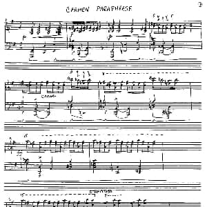 Carmen Variations 12 Pieces 钢琴谱 弗拉基米尔 霍洛维兹