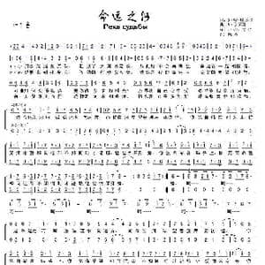 俄 命运之河_歌谱投稿