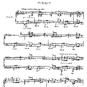 伊贝利亚组曲 EL POLO 钢琴谱 埃赛克 阿尔贝尼兹