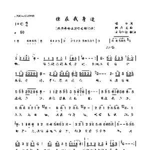 你在我身边_歌曲简谱_词曲:颂今 韩乘光