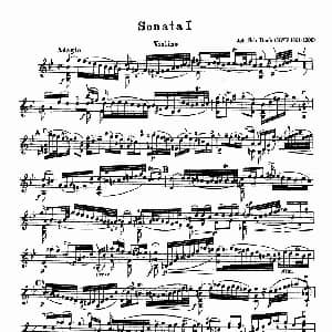 小提琴谱 | 巴赫小提琴协奏曲 一