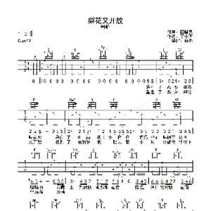 梨花又开放_歌谱投稿_词曲:因幡晃 丁小齐