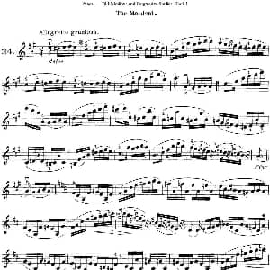 小提琴谱 | 马扎斯小提琴练习曲 Op.36 第一册 特殊练习曲 24