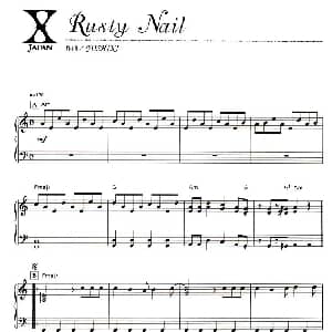 Rusty Nail 钢琴谱