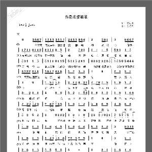 你是谁爱谁谁_歌谱投稿_词曲:崔占元 孙艺程