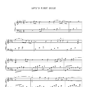 Love's First Smile 钢琴谱 Kevin Kern