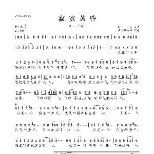 寂寞黄昏_歌曲简谱_词曲:赵真 赵真