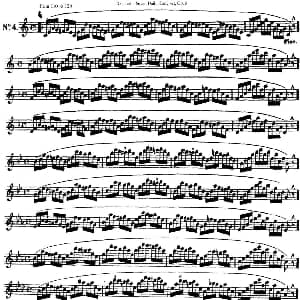 长笛曲谱 | 瑞澈特七首每日长笛练习曲Op.5 NO.4 Reichert 瑞澈特