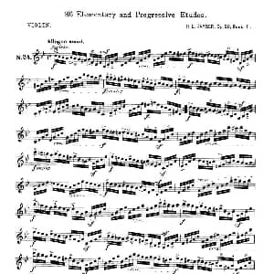 小提琴谱 | 开塞 KAYSER 36首小提琴练习曲之24