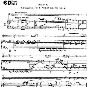 小提琴谱 | Violin Sonata No.7 in C Minor Op.30 No.2 小提琴 钢琴伴奏