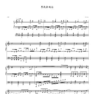 寻找拿破仑 钢琴谱 雪凌球