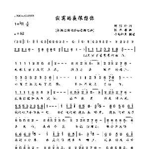 寂寞的夜很想你_歌曲简谱_词曲:何绍均 张翠萍